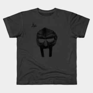 Mf doom mask and signature Kids T-Shirt